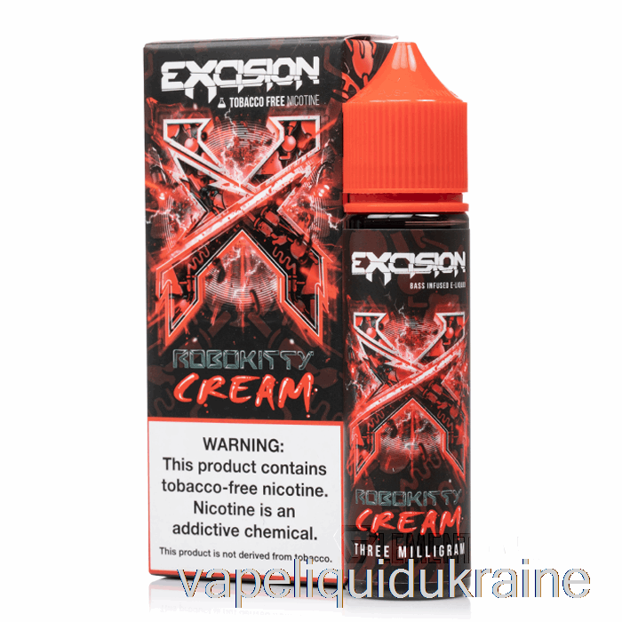 Vape Ukraine Robokitty Cream - Excision - Alt Zero - 60mL 0mg